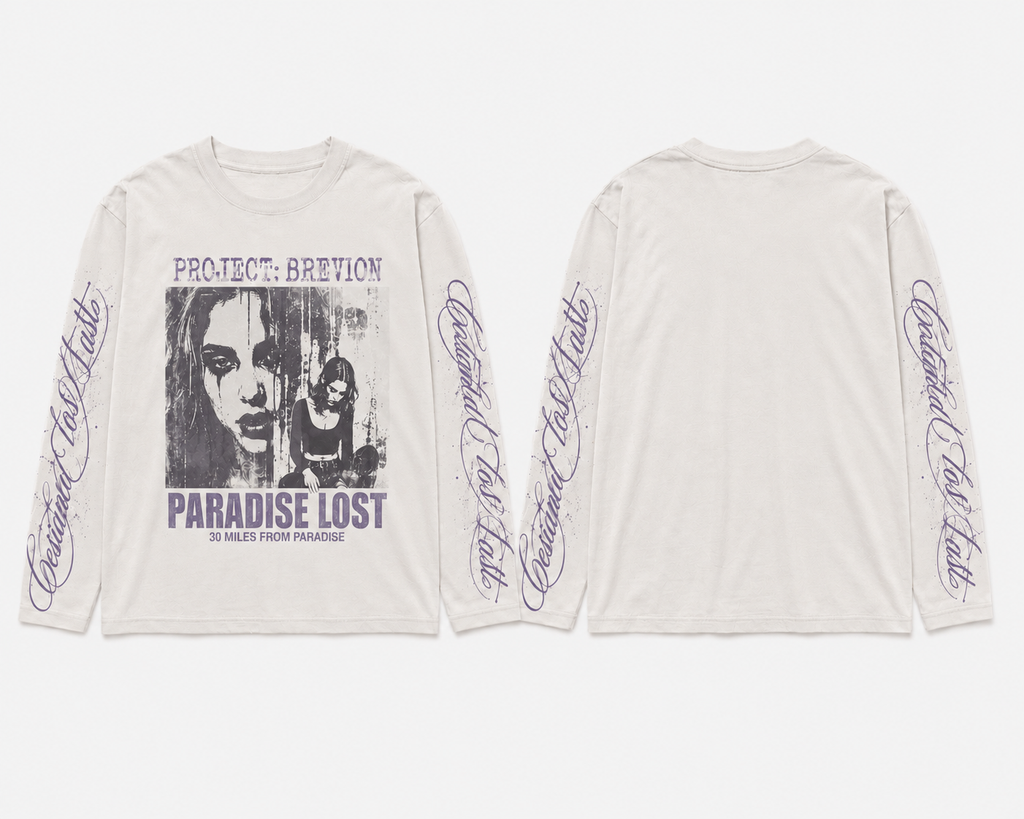 Brevion “Paradise Lost” Long Sleeve — White