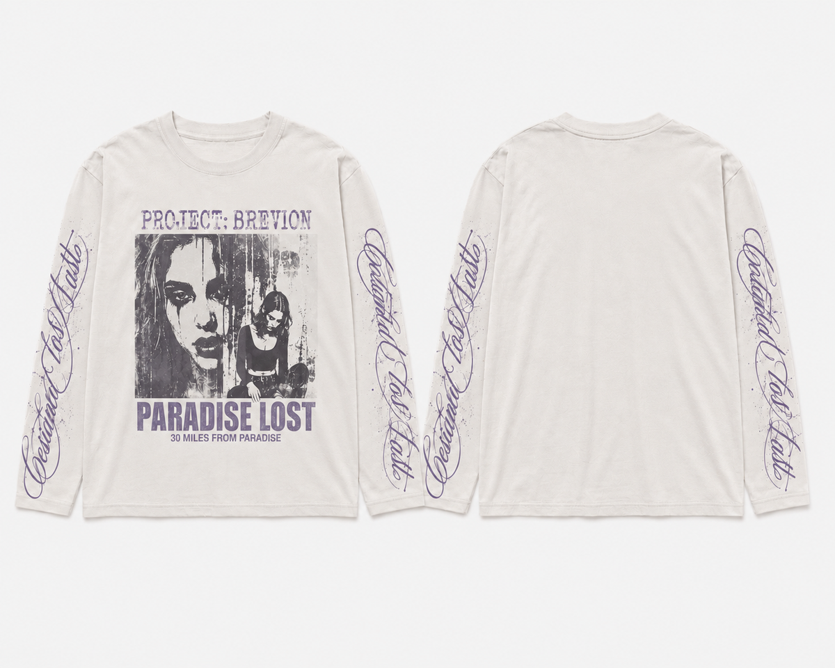 Brevion “Paradise Lost” Long Sleeve — White