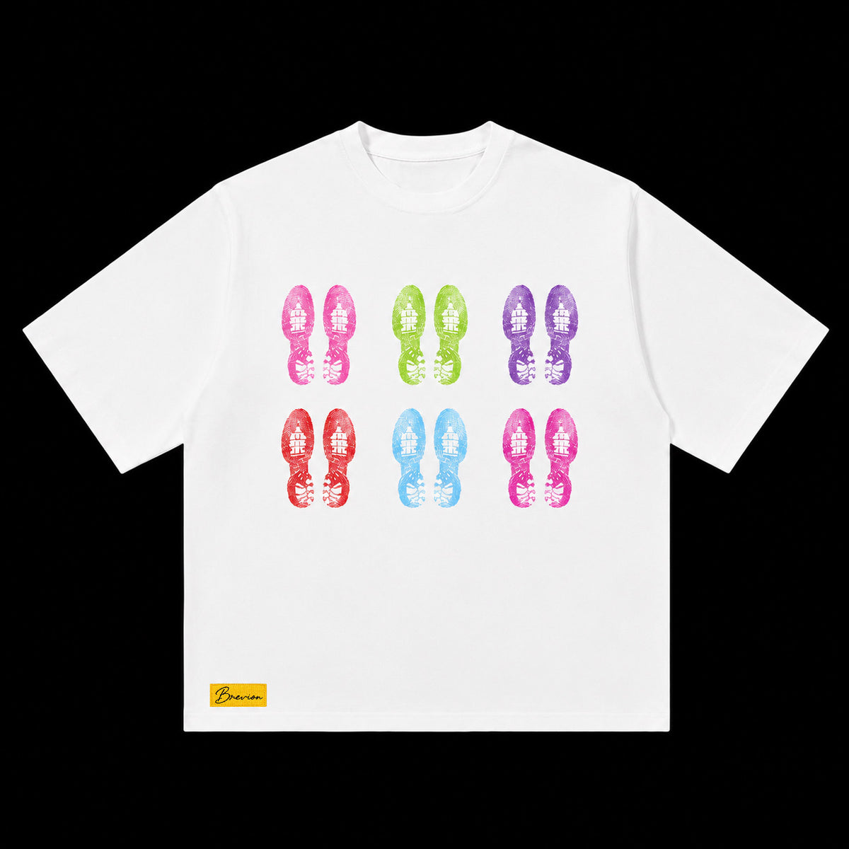 Brevion Graphic Tee — White