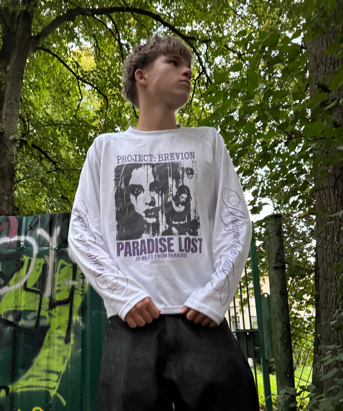 Brevion “Paradise Lost” Long Sleeve — White
